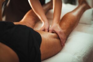 Patient Receiving a Sports Massage